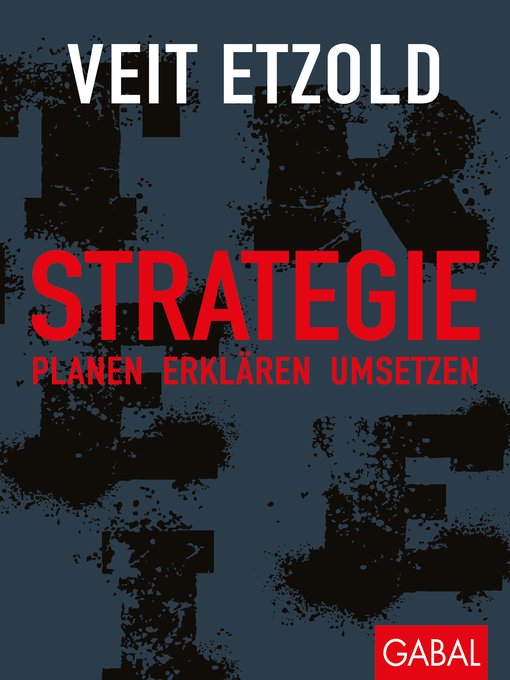 Title details for Strategie by Veit Etzold - Available